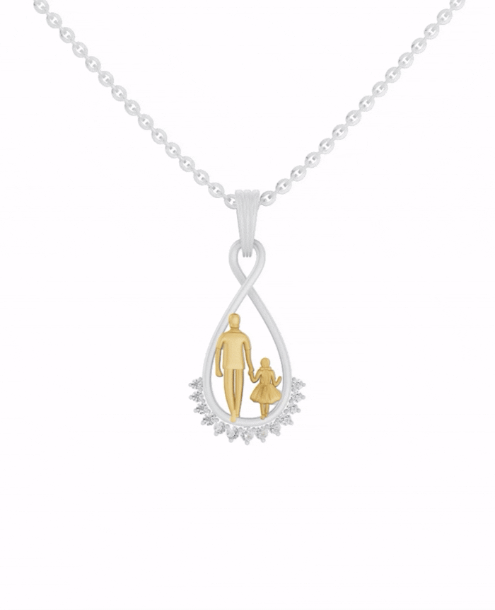 Sterling Silver and Gold Motif