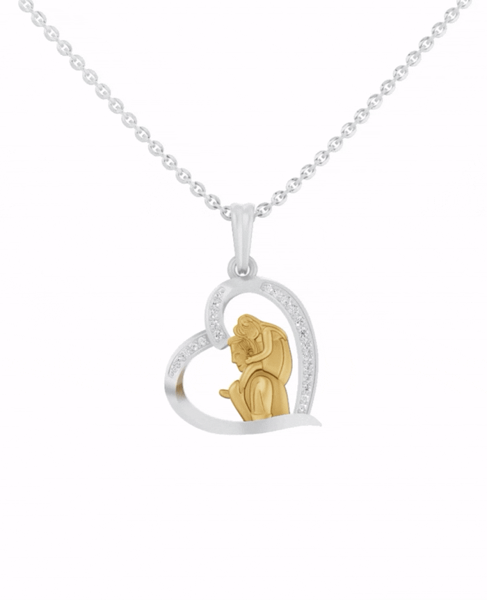 Sterling Silver and Gold Motif