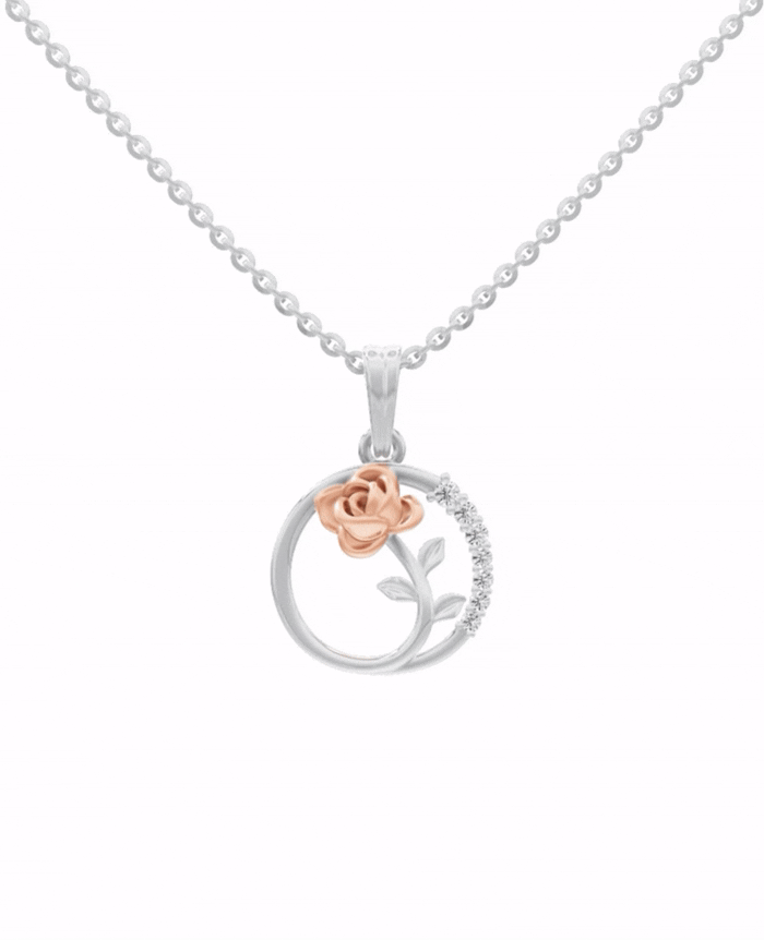 Sterling Silver with Gold motif