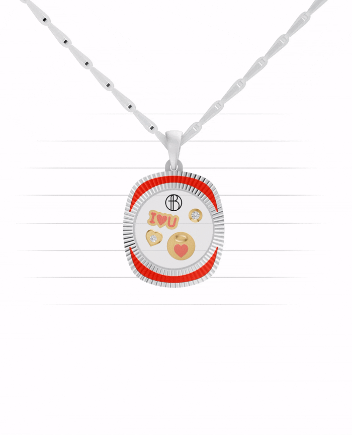 Women's silver pendant