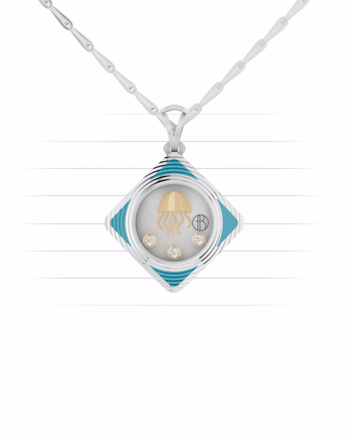 Women's silver pendant