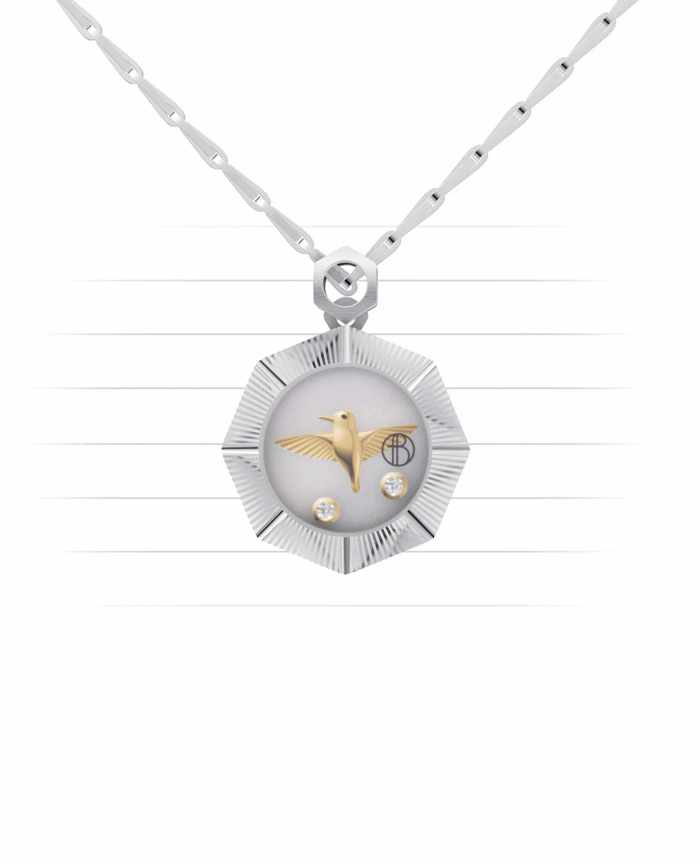 Women's silver pendant