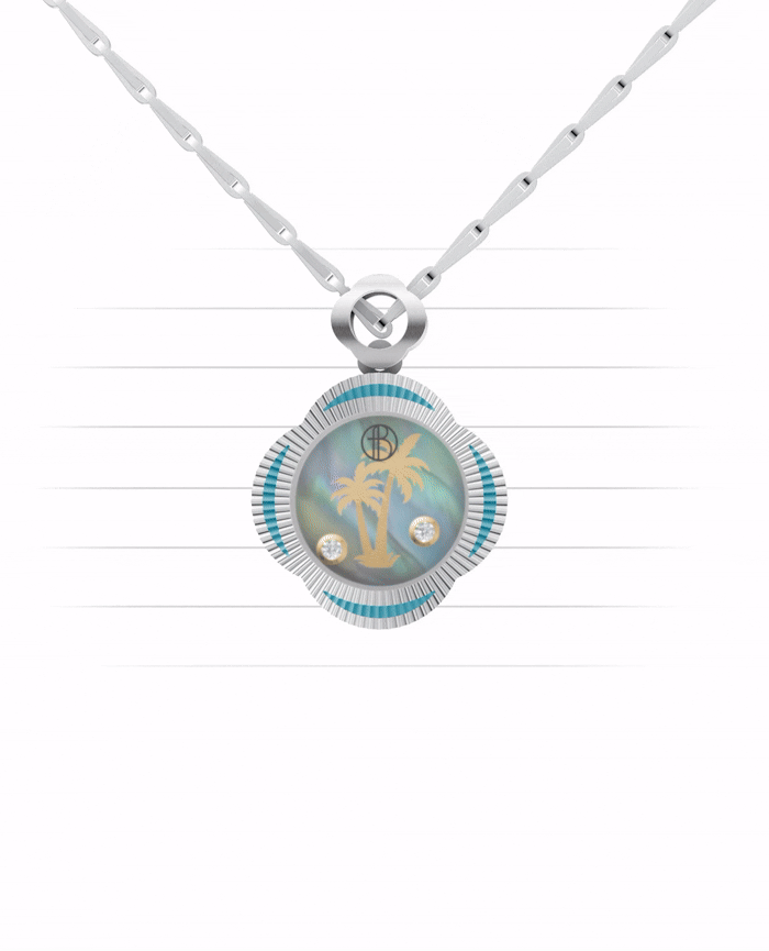 Women's silver pendant