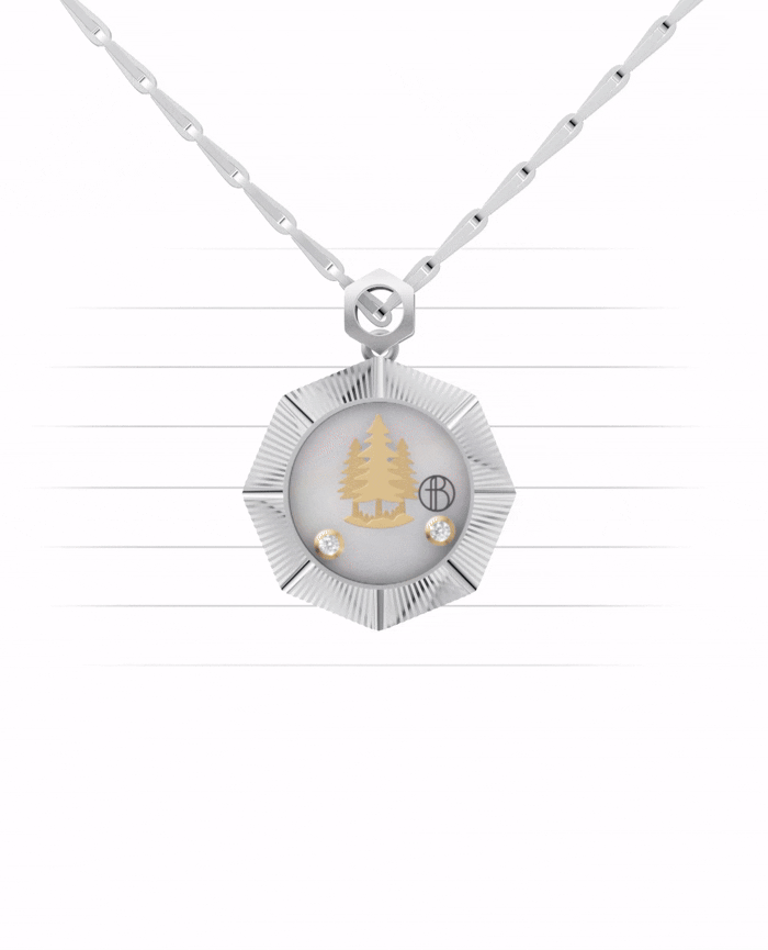 Women's silver pendant