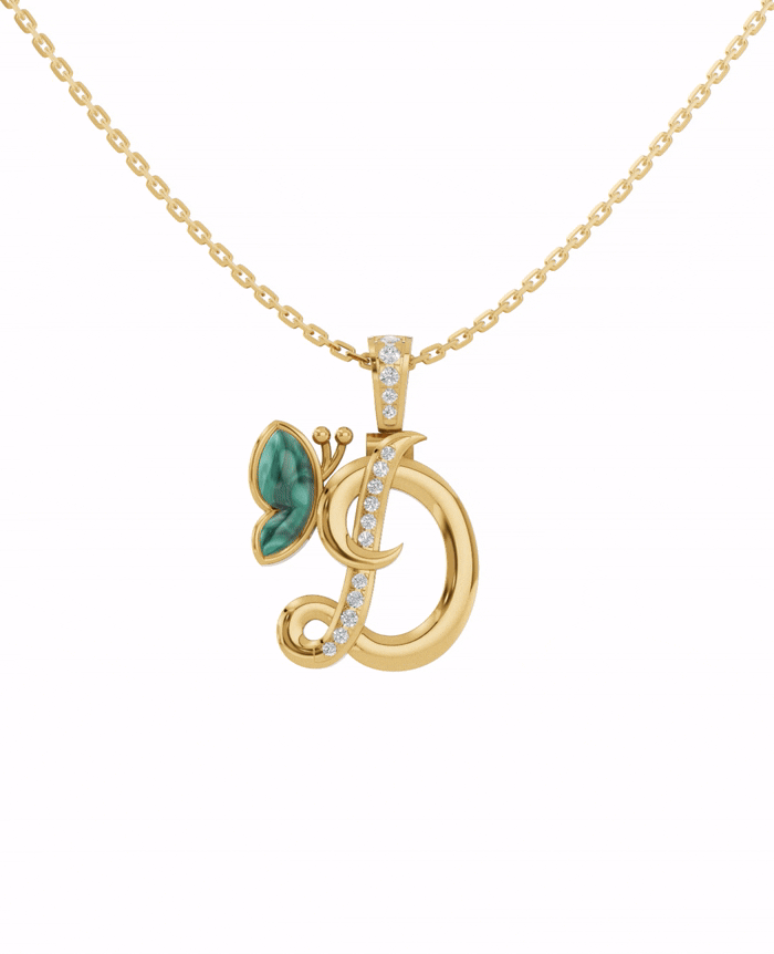 The Butterfly D Pendant