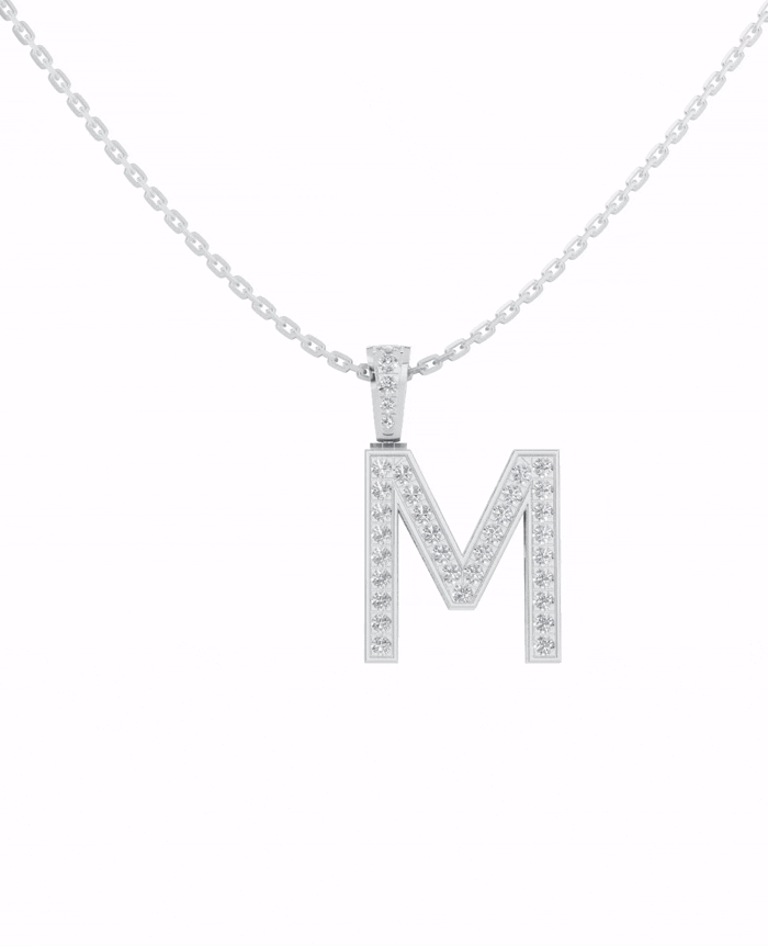 Platinized Sterling Silver