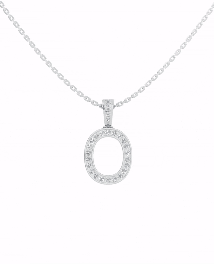 Platinized Sterling Silver