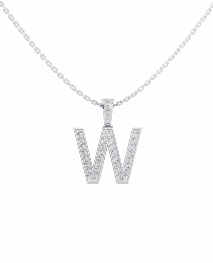 Platinized Sterling Silver