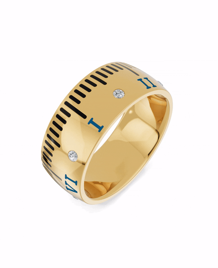 Numerals Band Ring