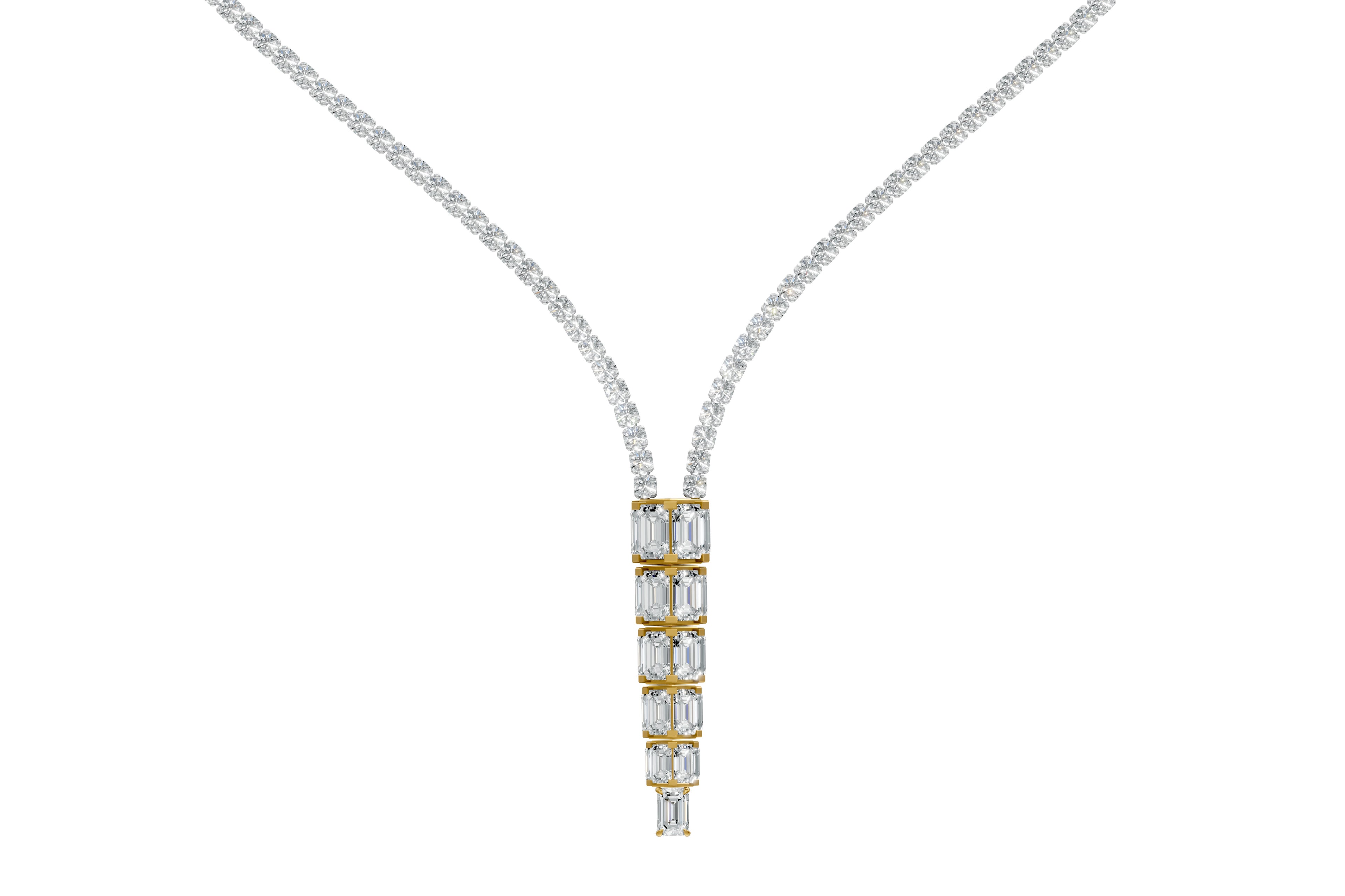 Sage Lariat Necklace