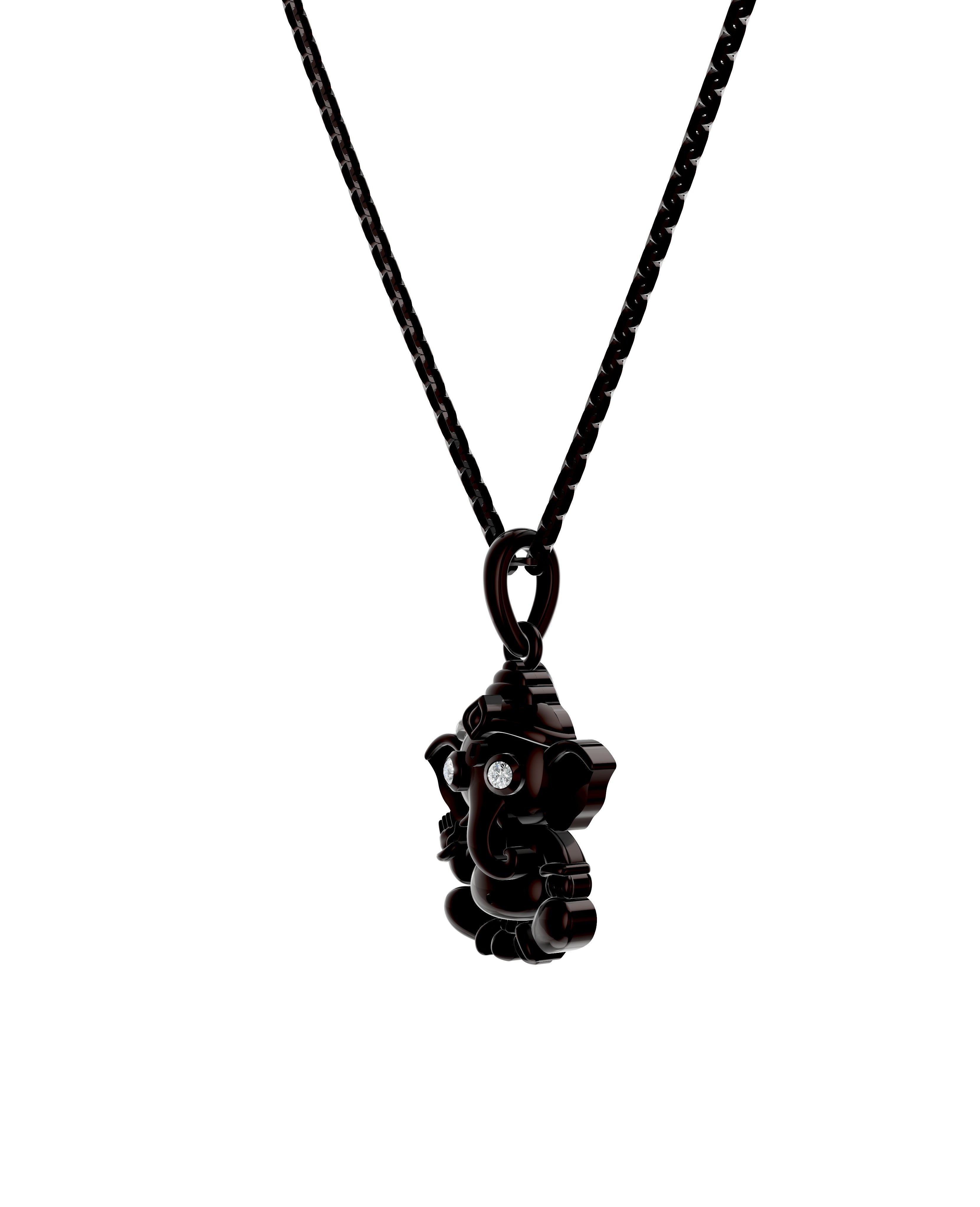 Chocolate-Brown Finished Silver
