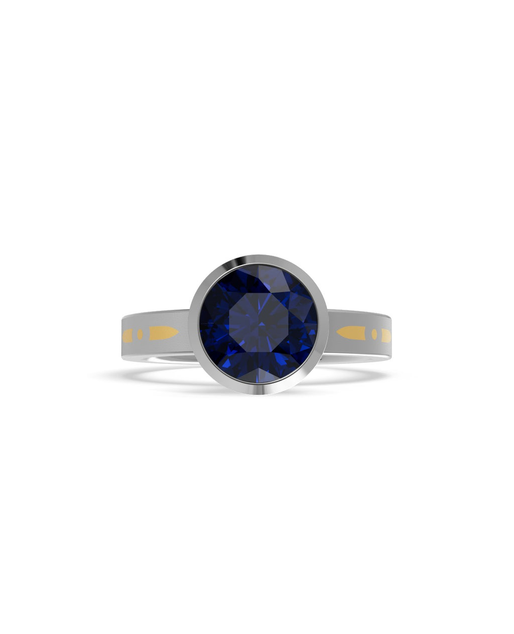 Substance Crest Solitaire Ring