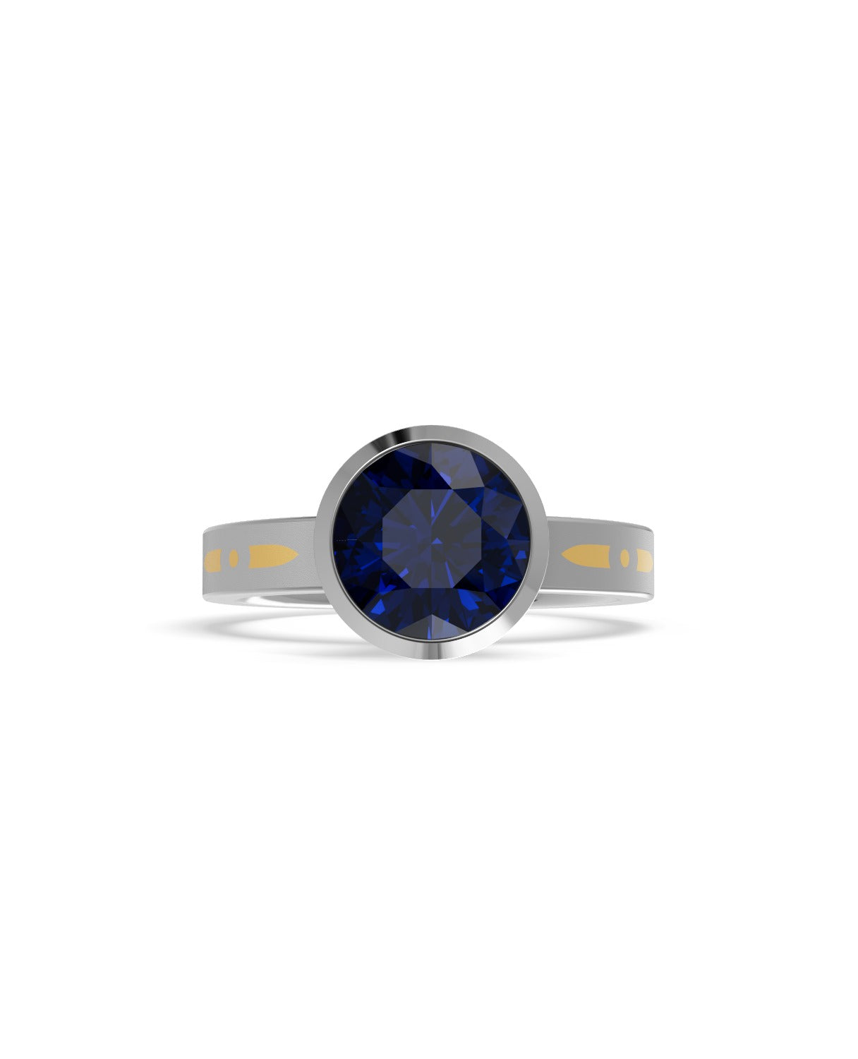 Substance Crest Solitaire Ring