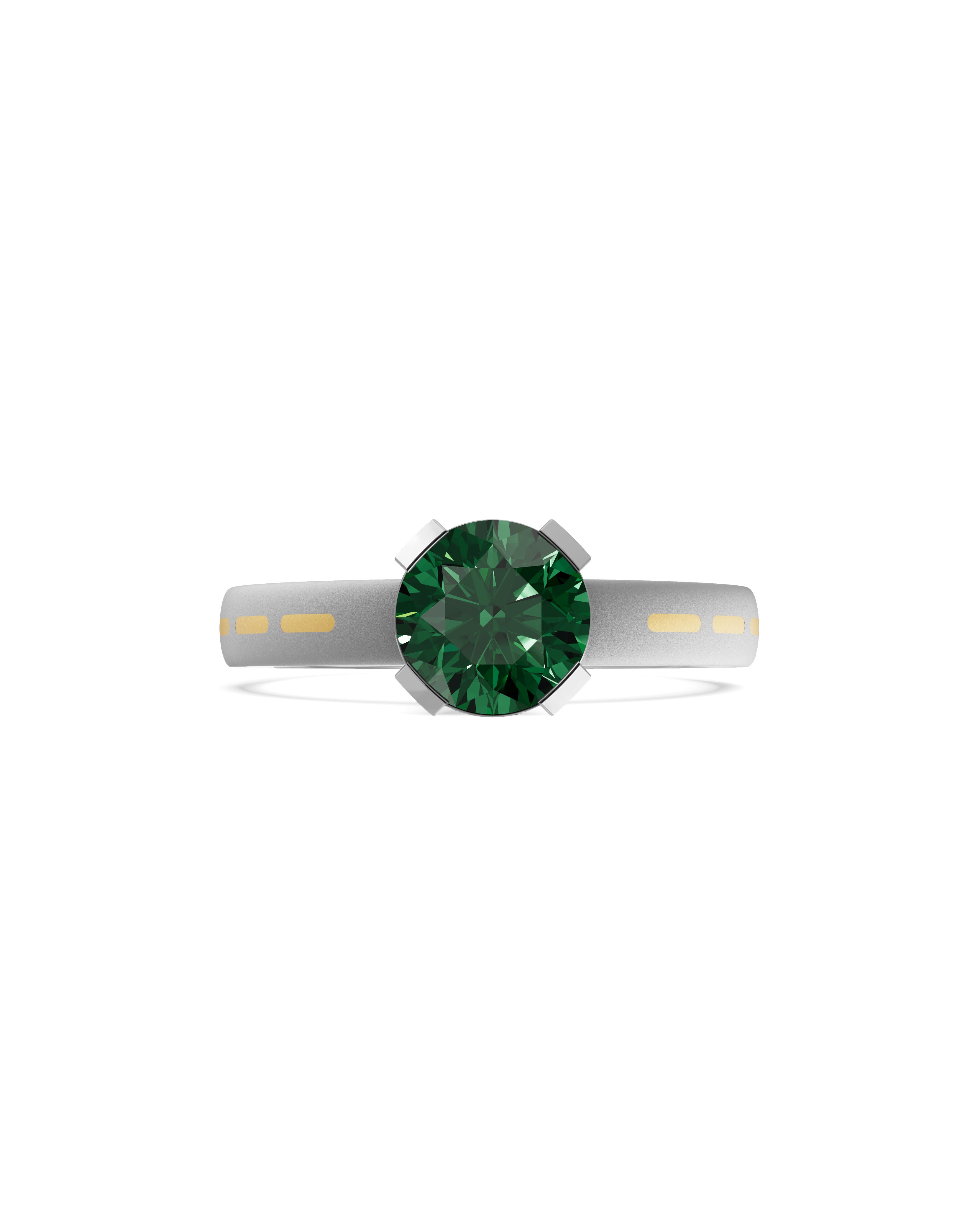 Substance Flow Solitaire Ring