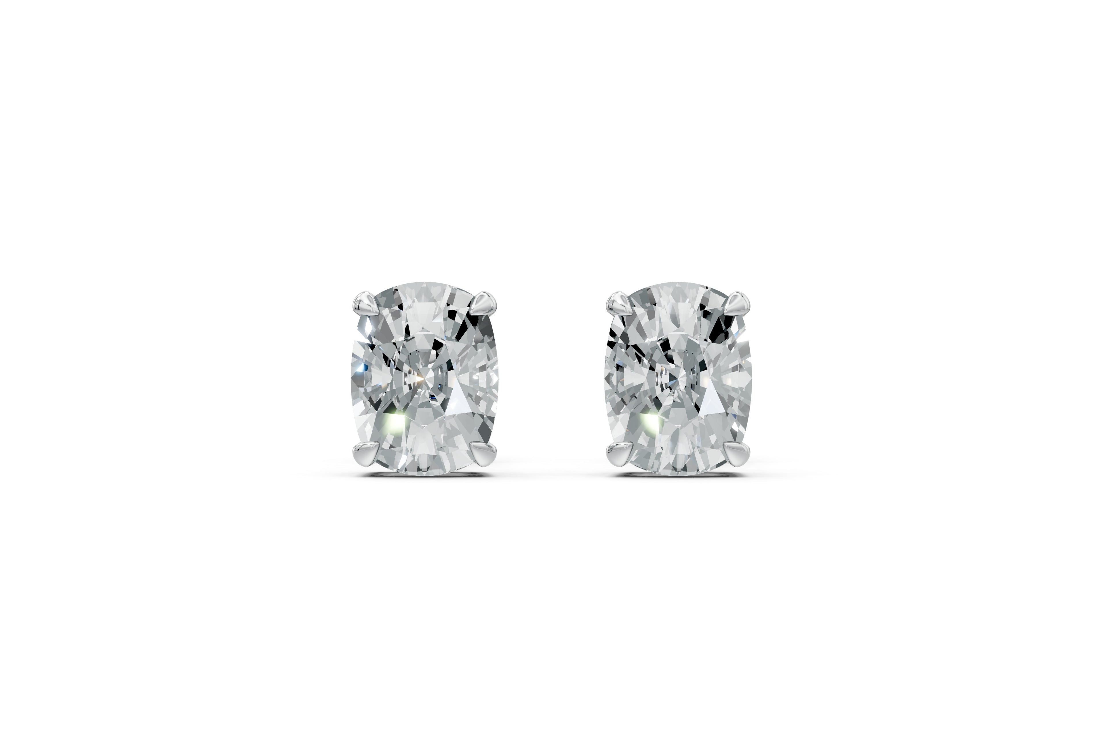 Spark Cushion Stud Earings