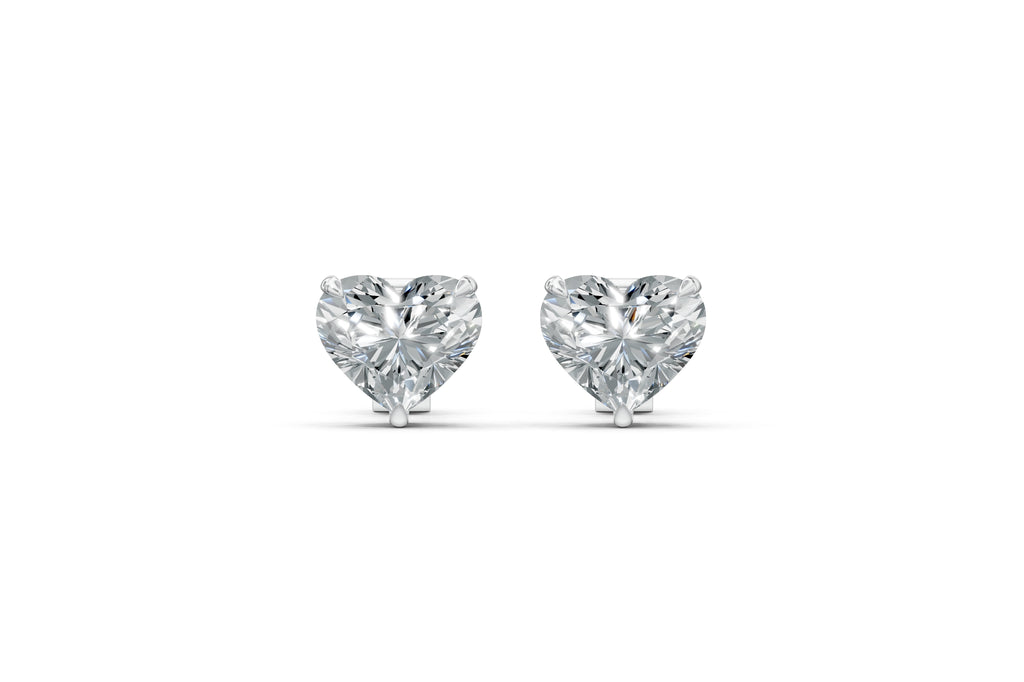 Spark Heart Stud Earings