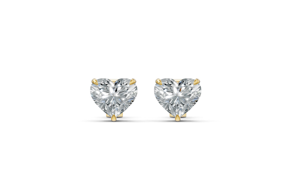 Spark Heart Stud Earings