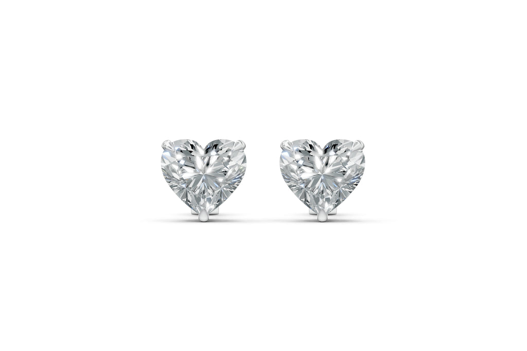 Spark Heart Stud Earings