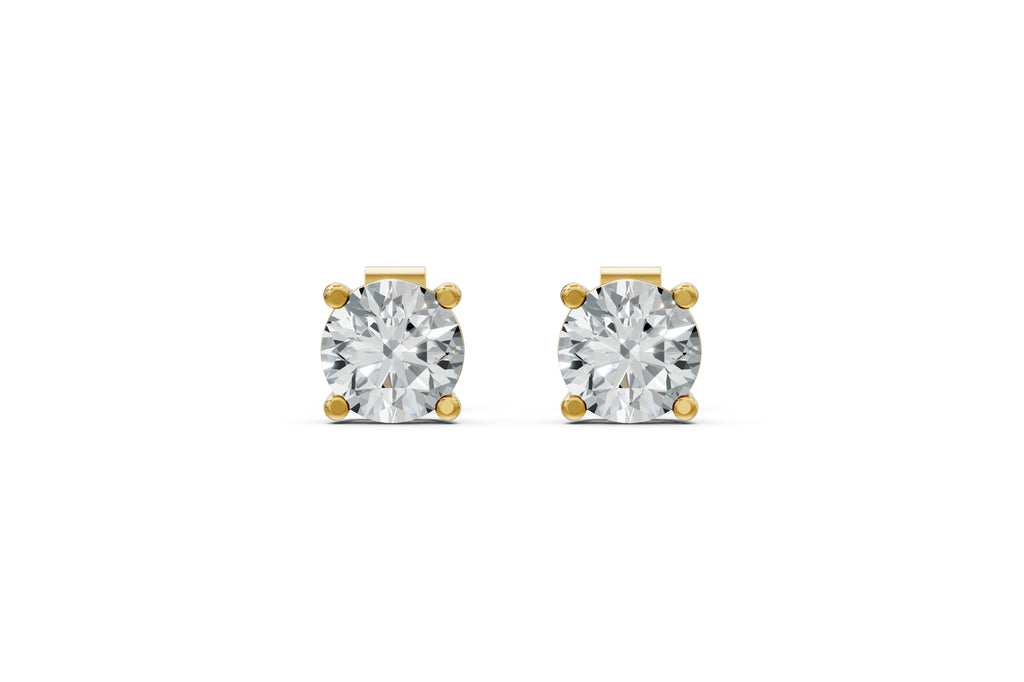 Spark Round Stud Earings