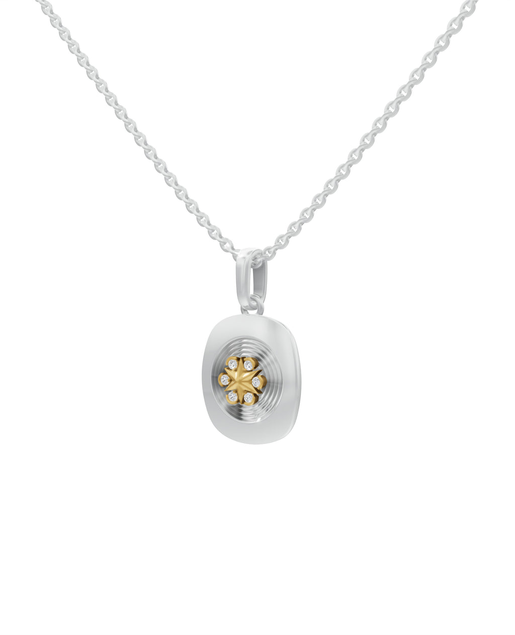 Sterling Silver and Gold Motif