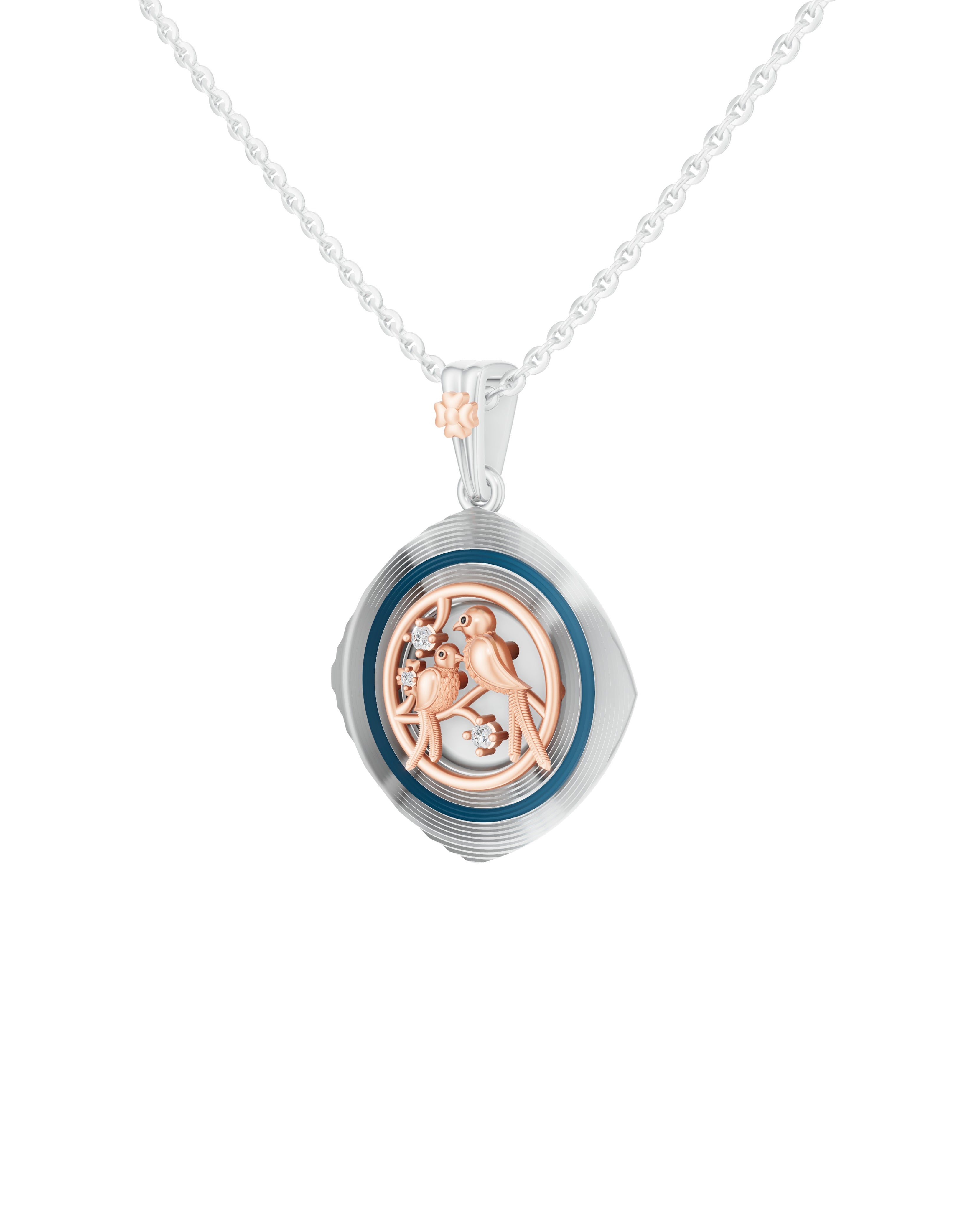 Sterling Silver and Gold Motif