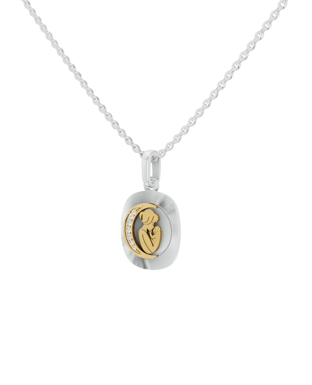 Sterling Silver and Gold Motif