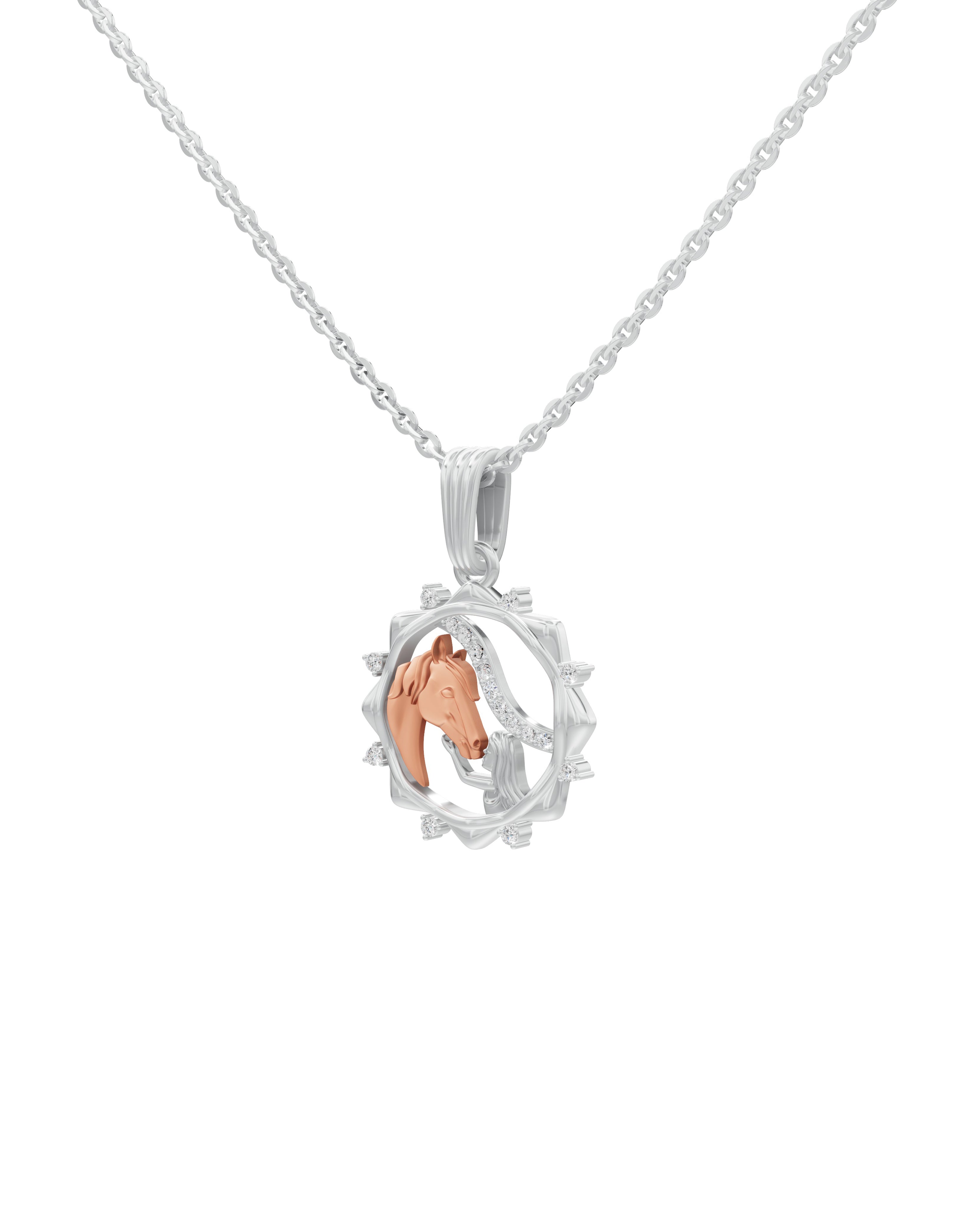 Sterling Silver with Gold motif