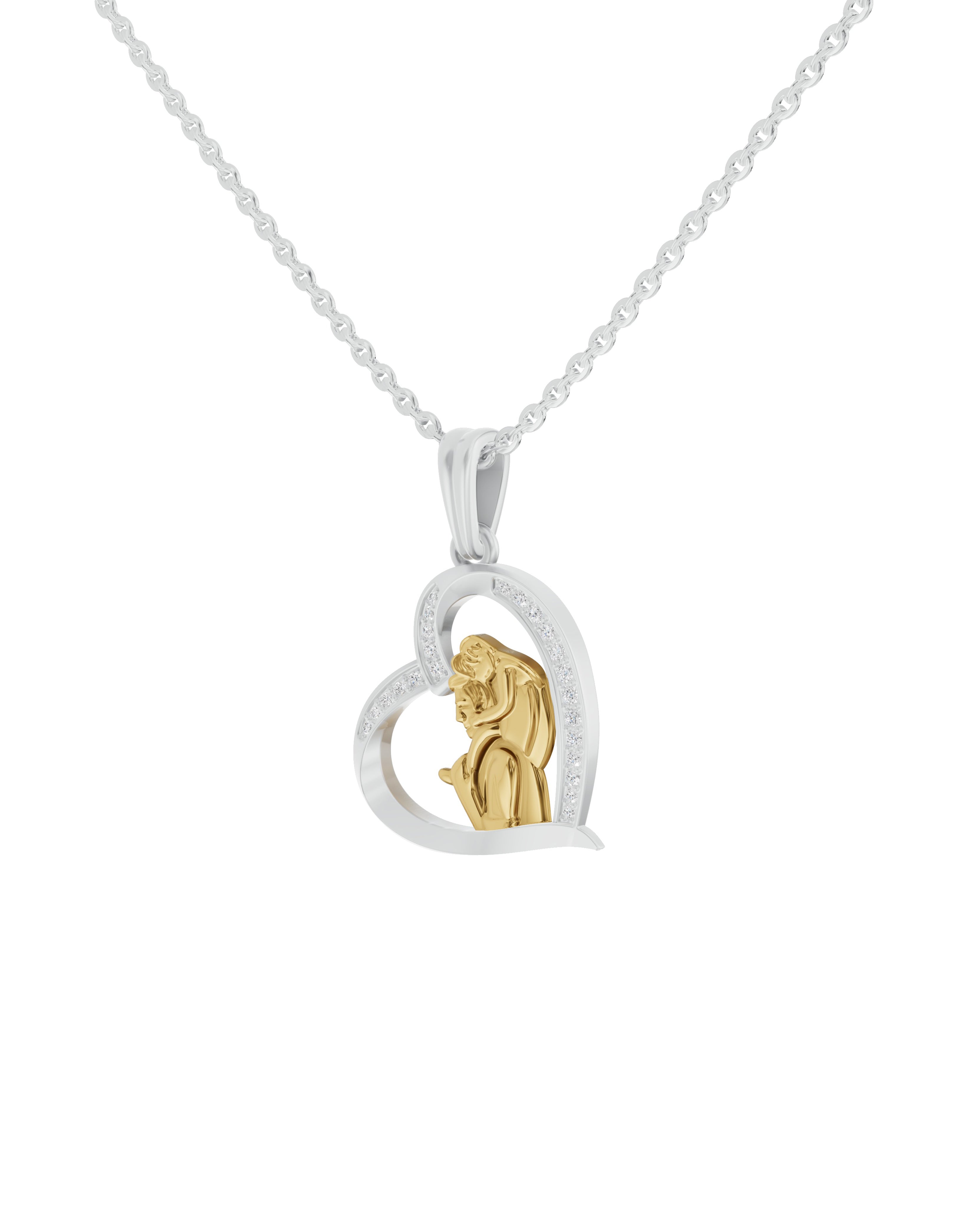 Sterling Silver and Gold Motif