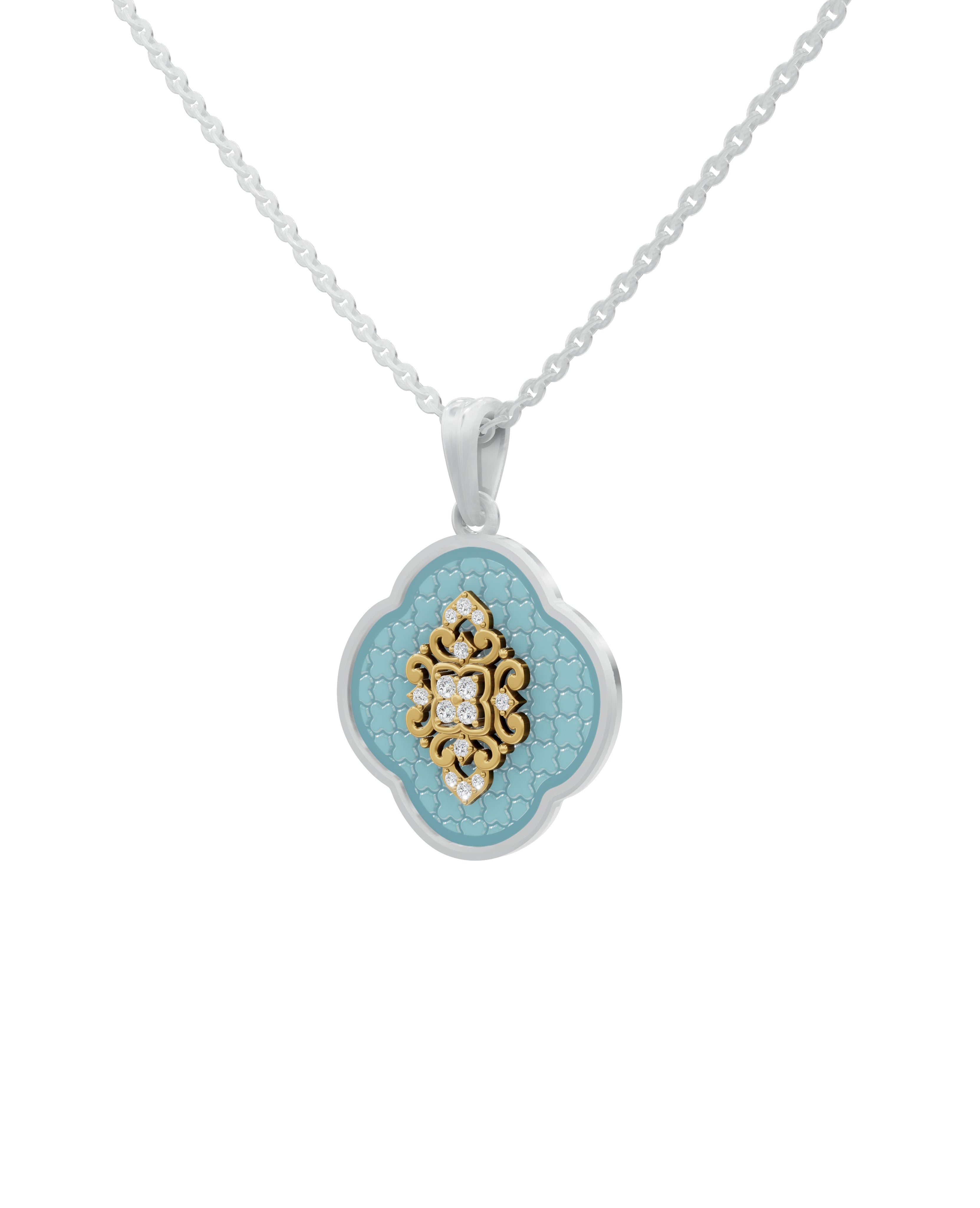 Sterling Silver and Gold Motif