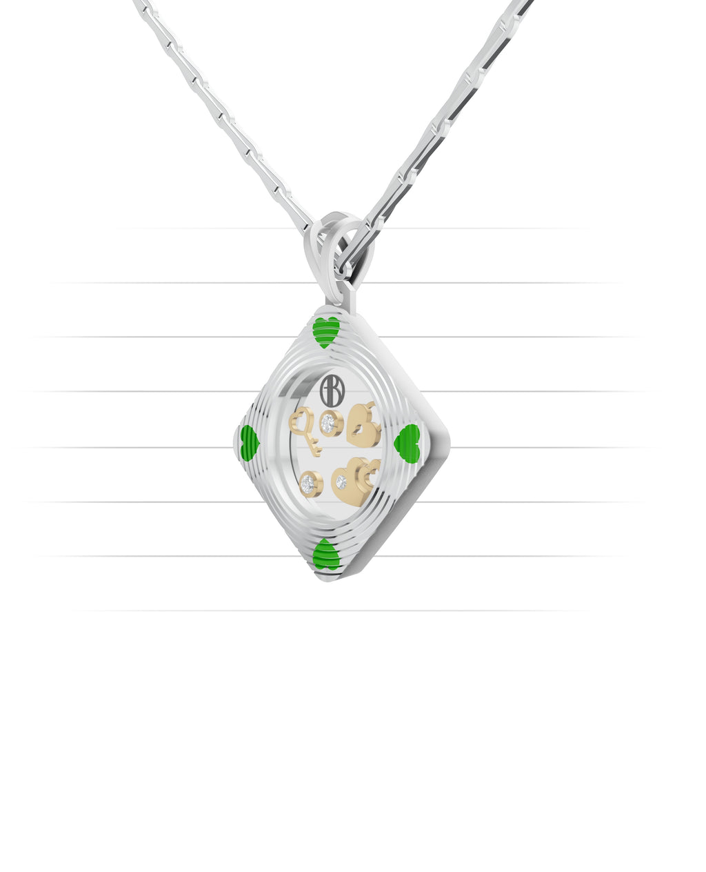 Women's silver pendant