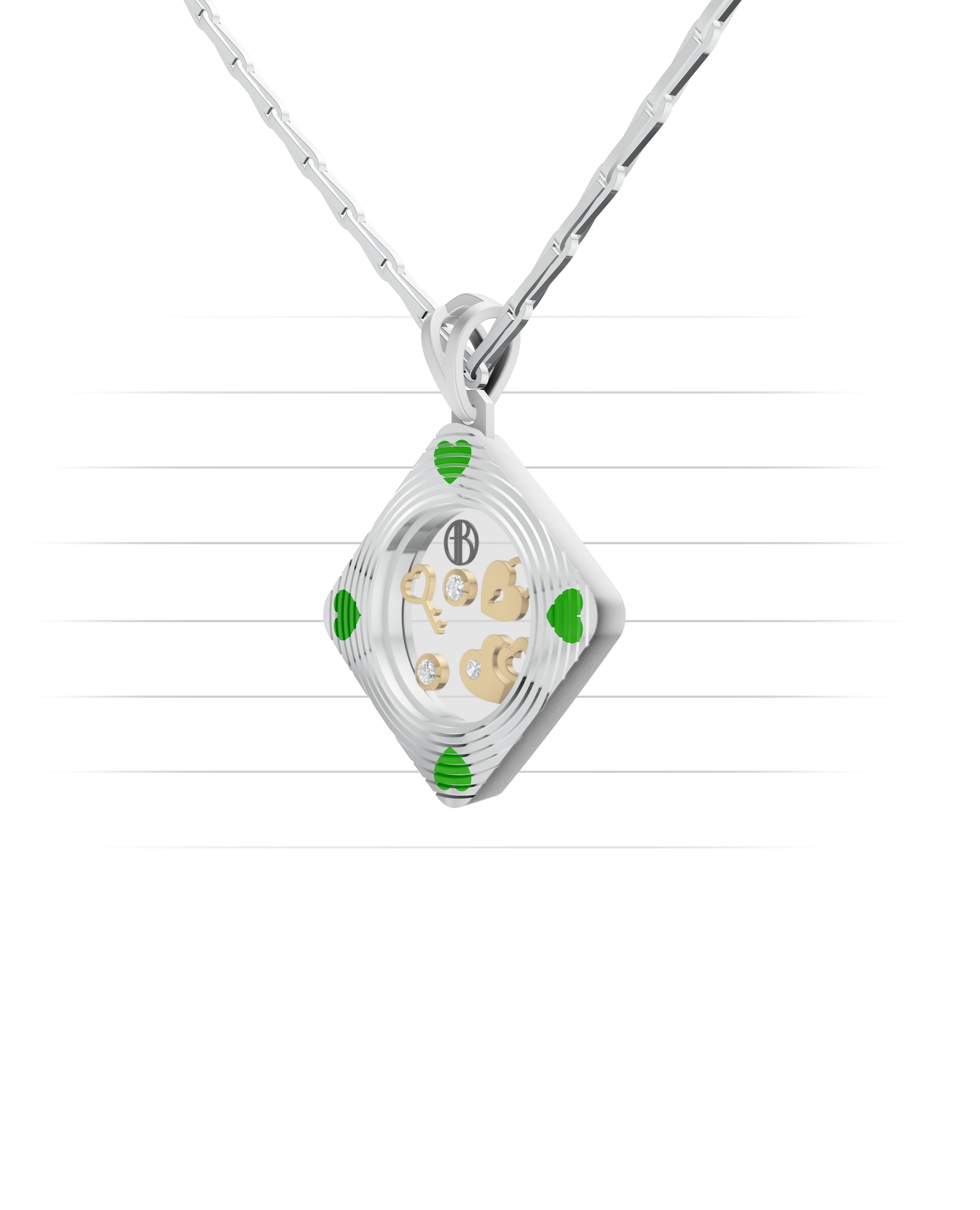 Women's silver pendant