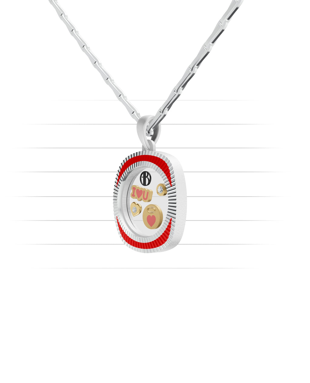 Women's silver pendant