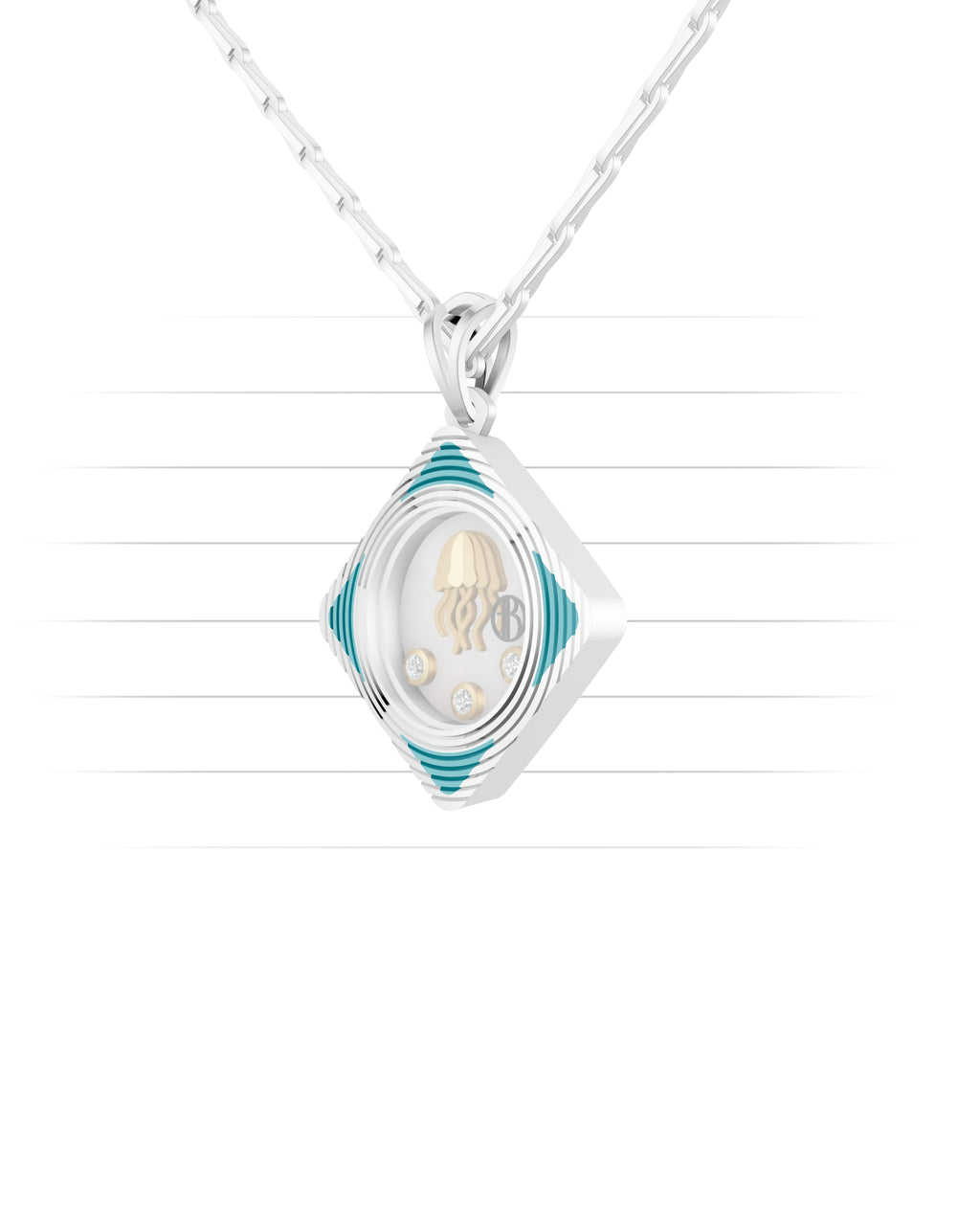 Women's silver pendant
