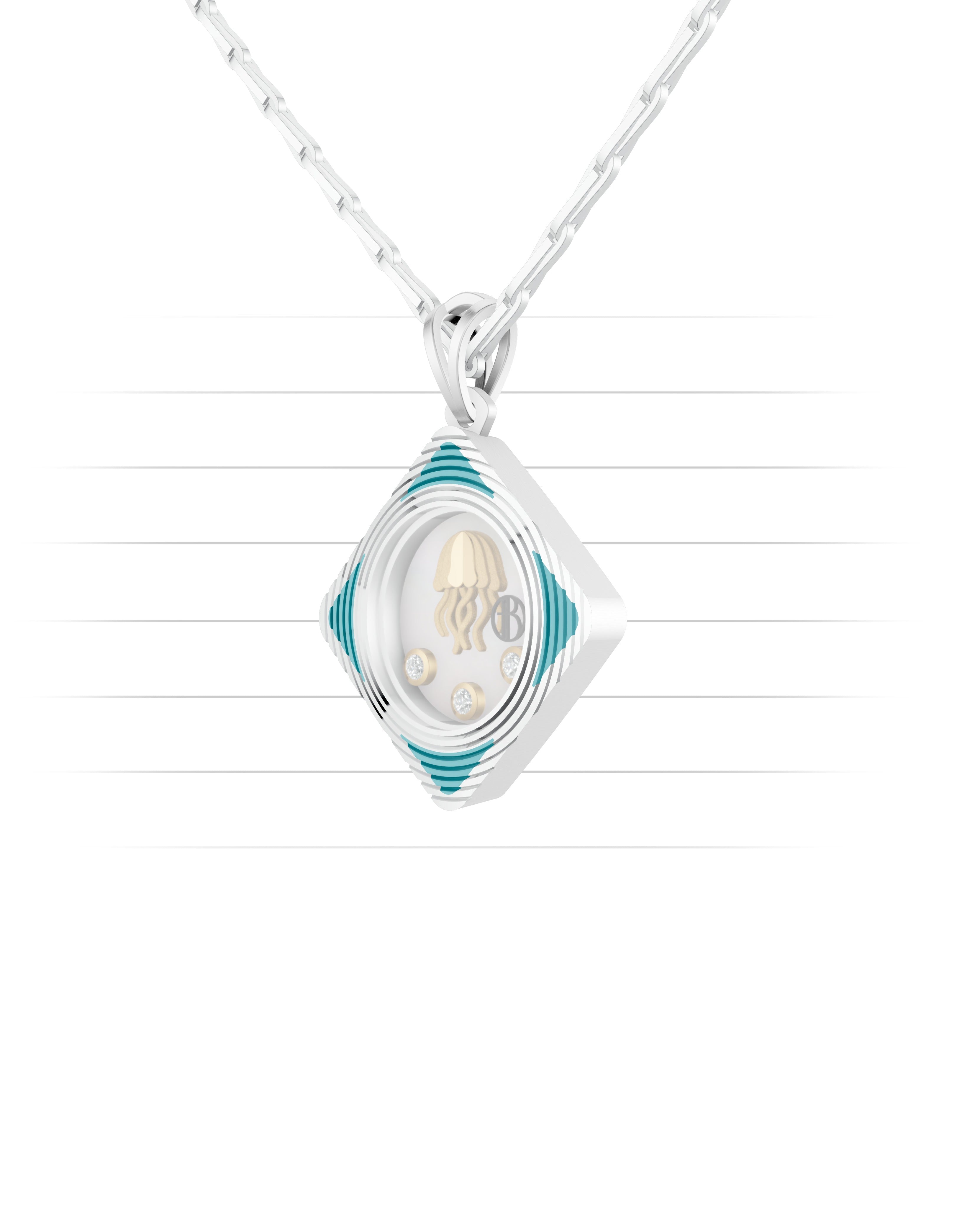 Women's silver pendant