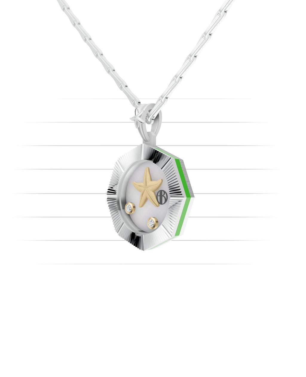 Women's silver pendant
