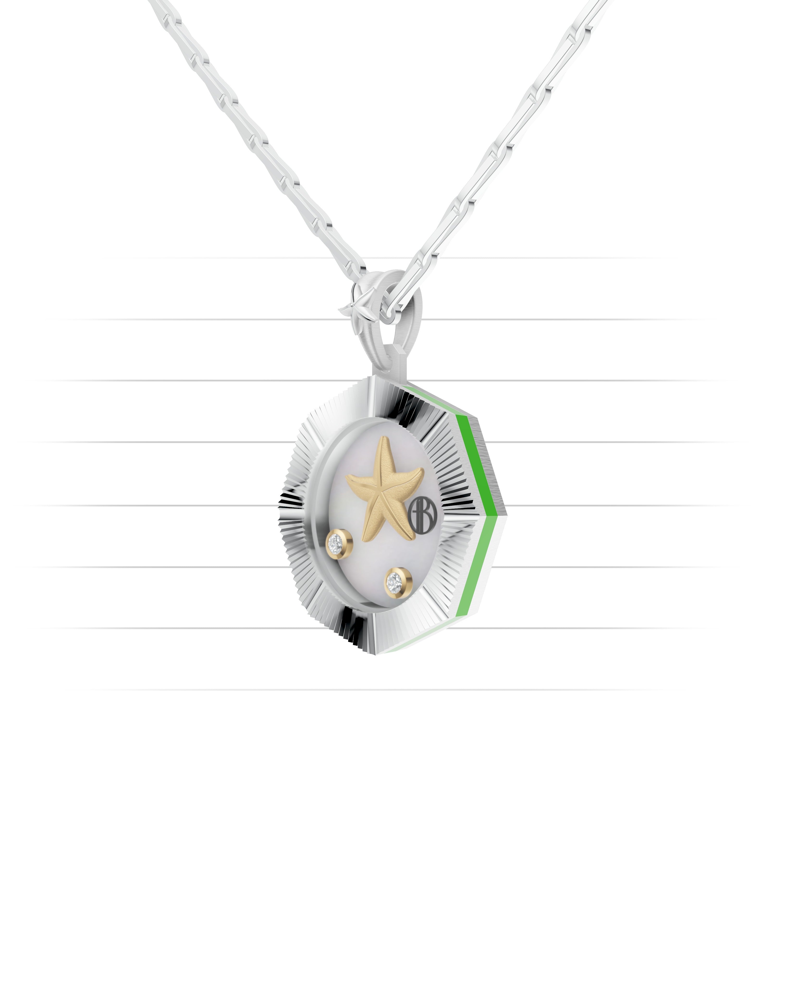 Women's silver pendant