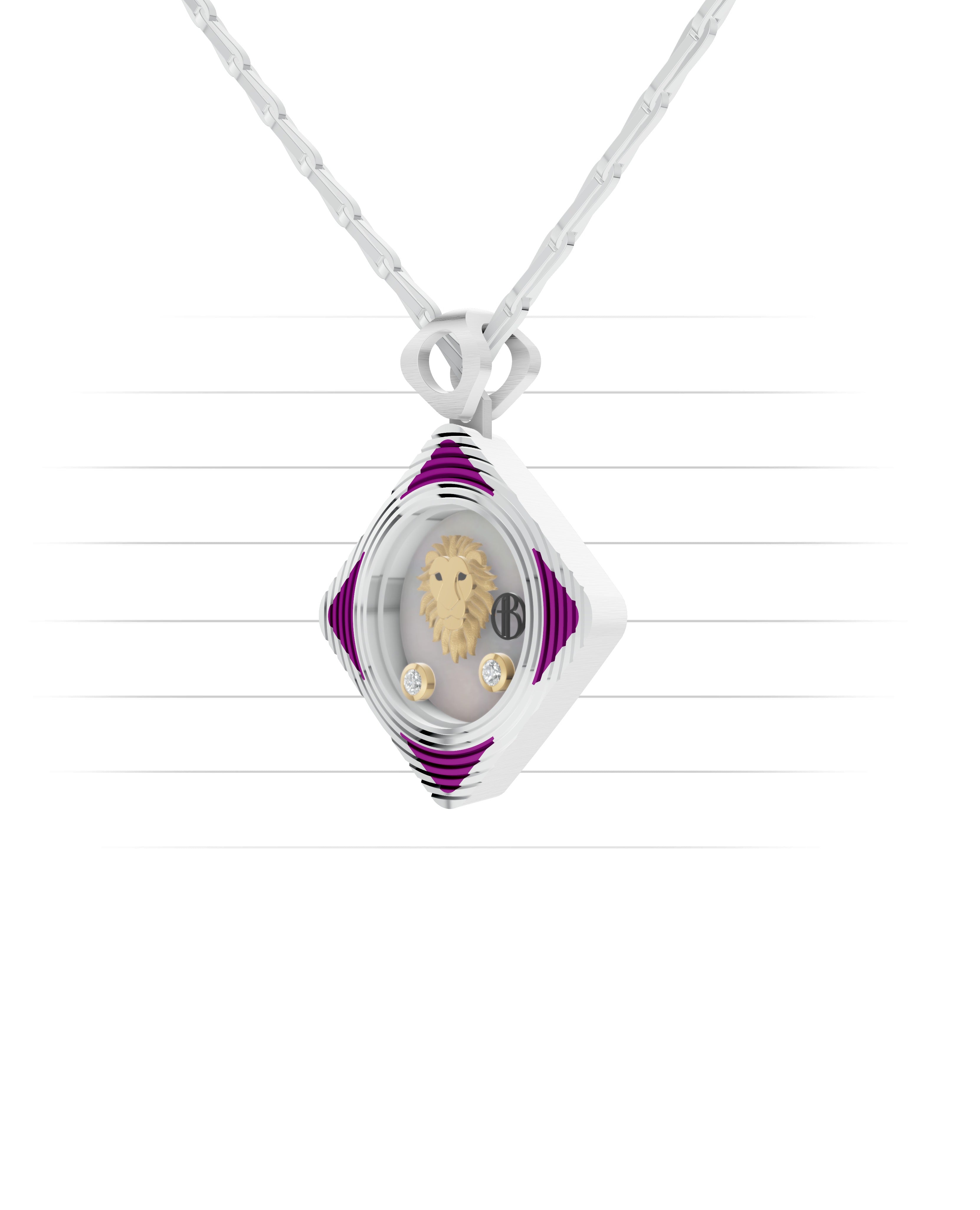 Women's silver pendant