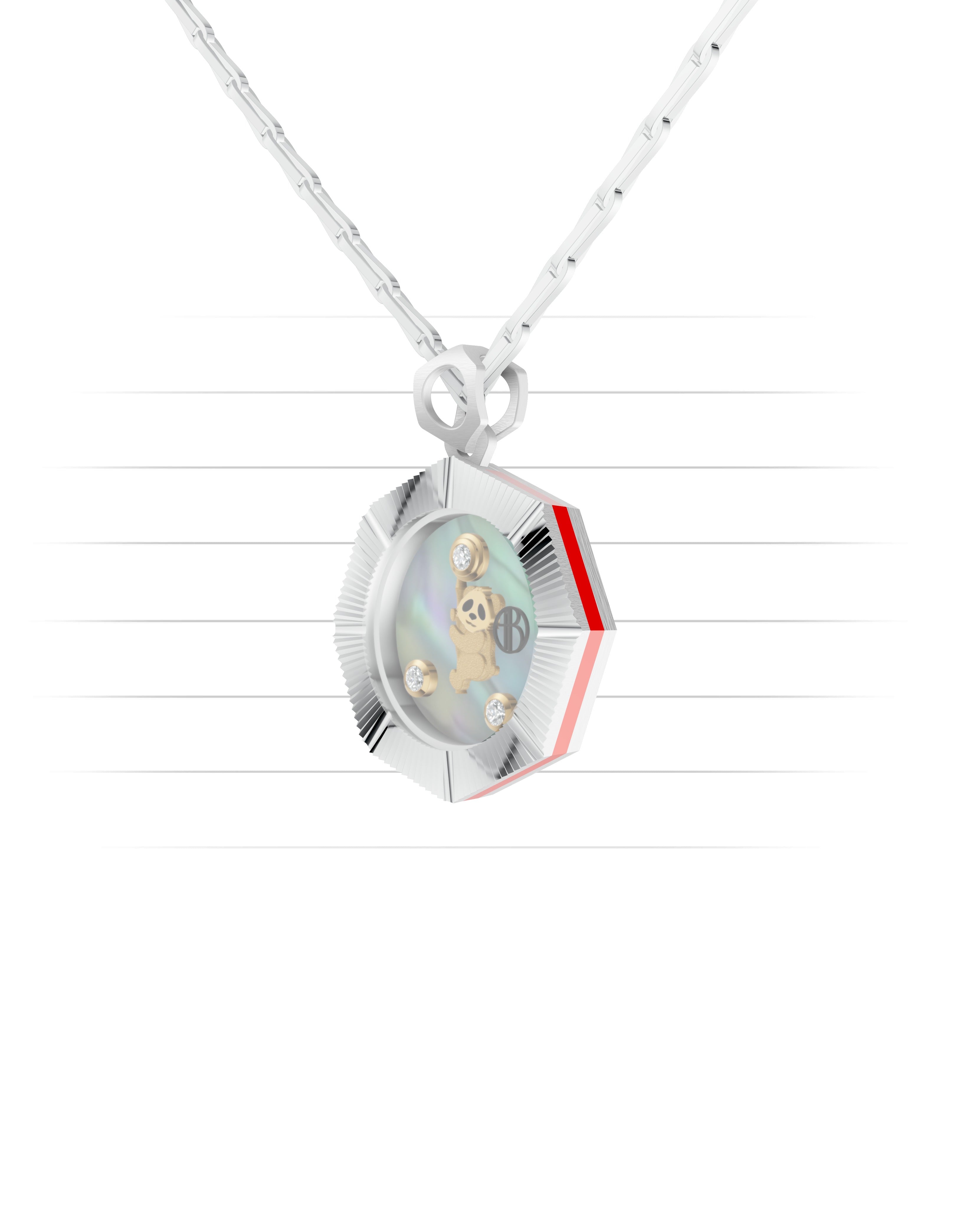 Women's silver pendant