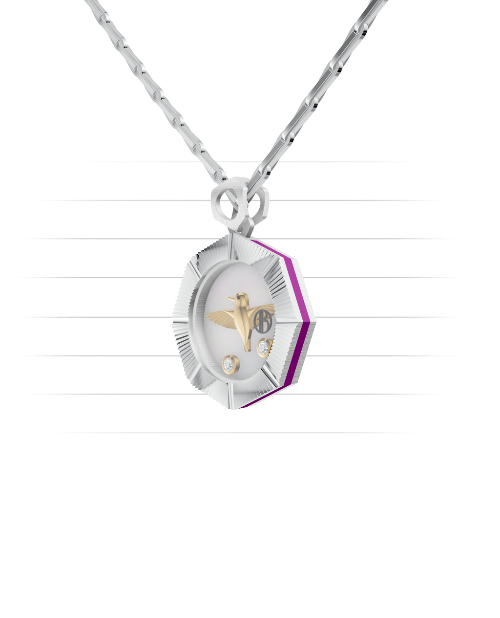 Women's silver pendant