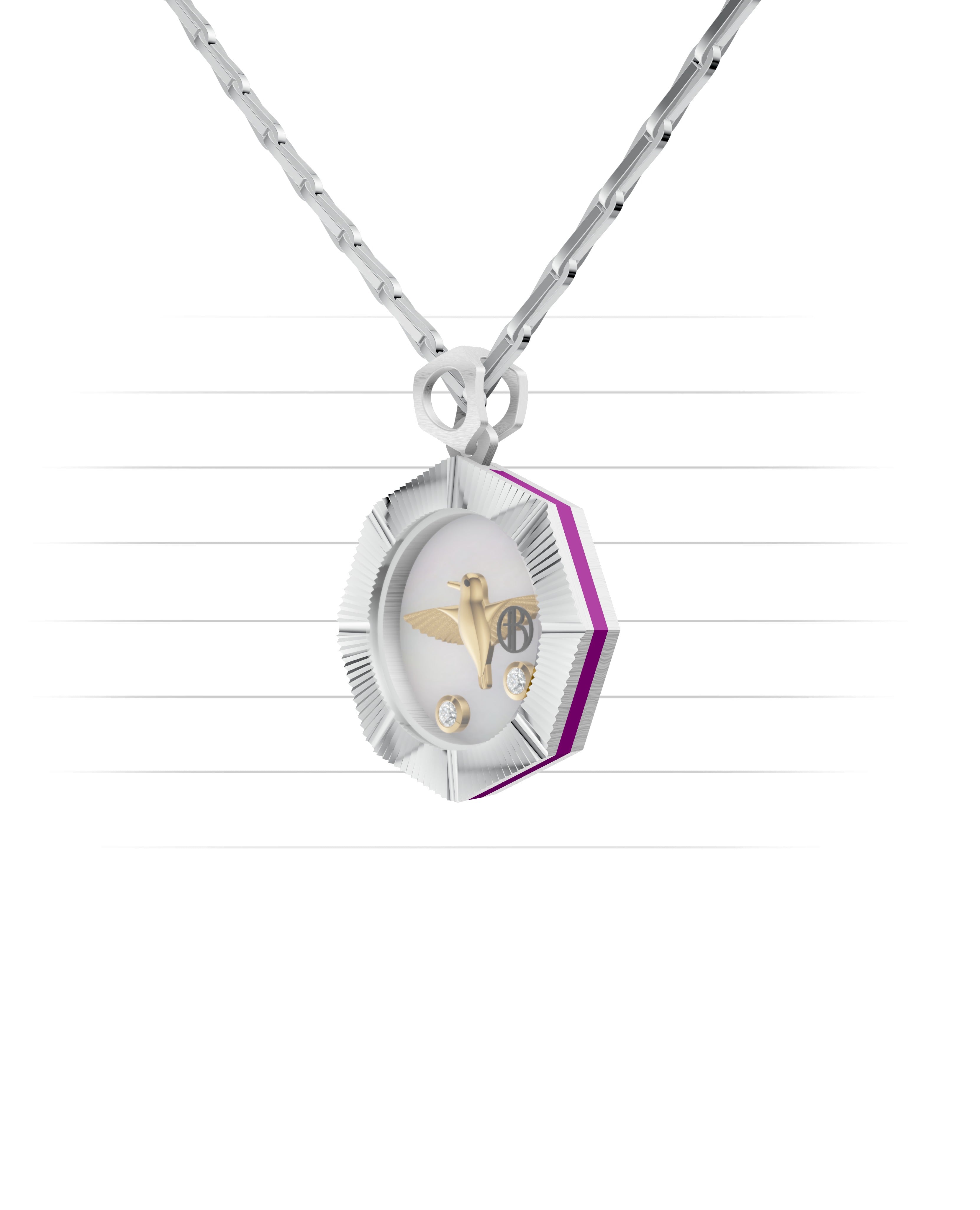 Women's silver pendant