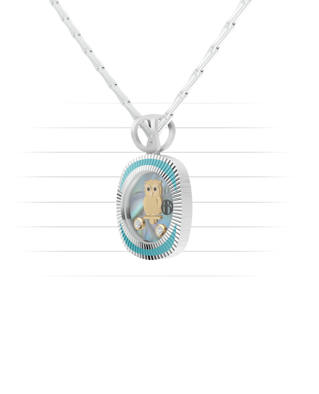 Women's silver pendant