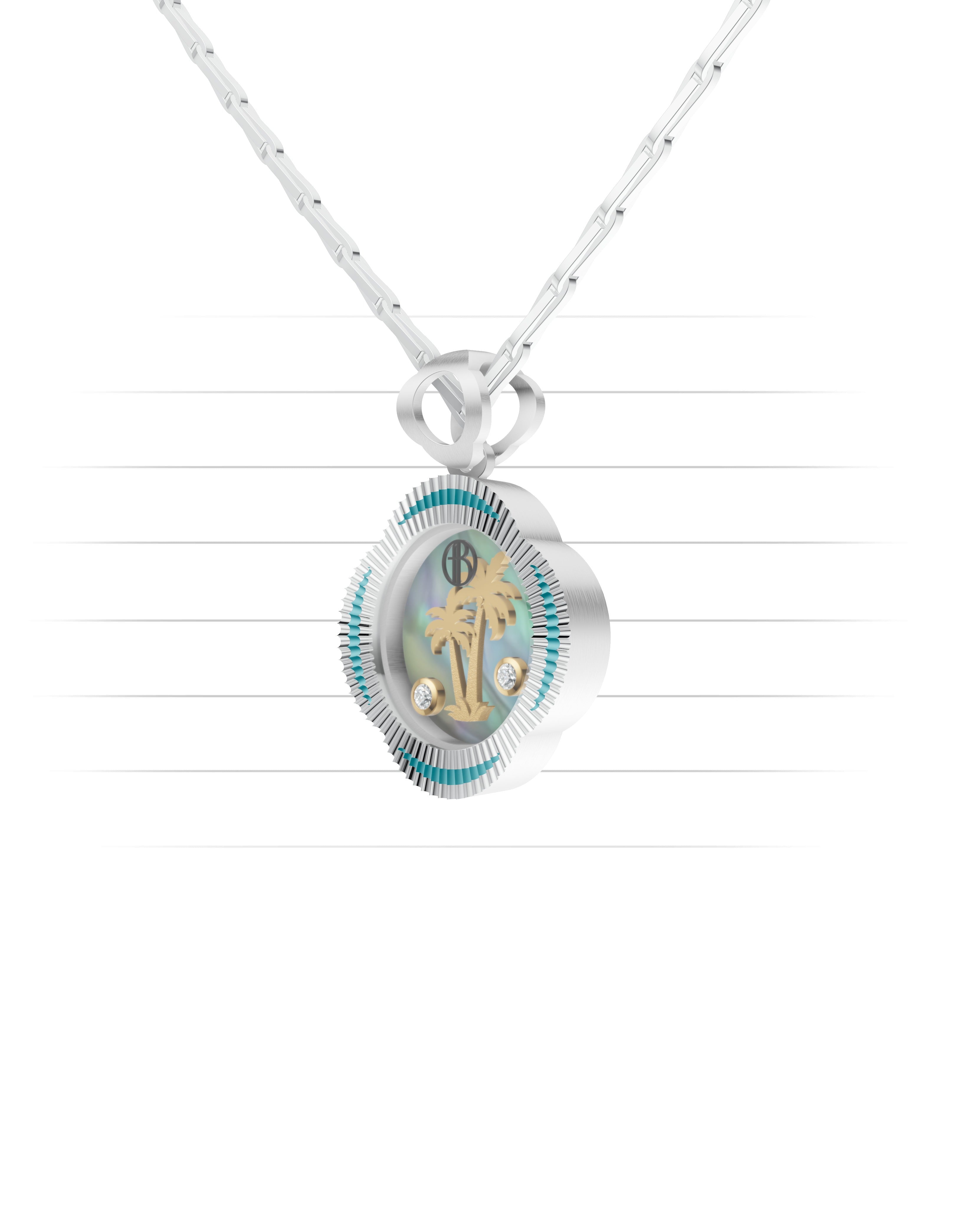 Women's silver pendant