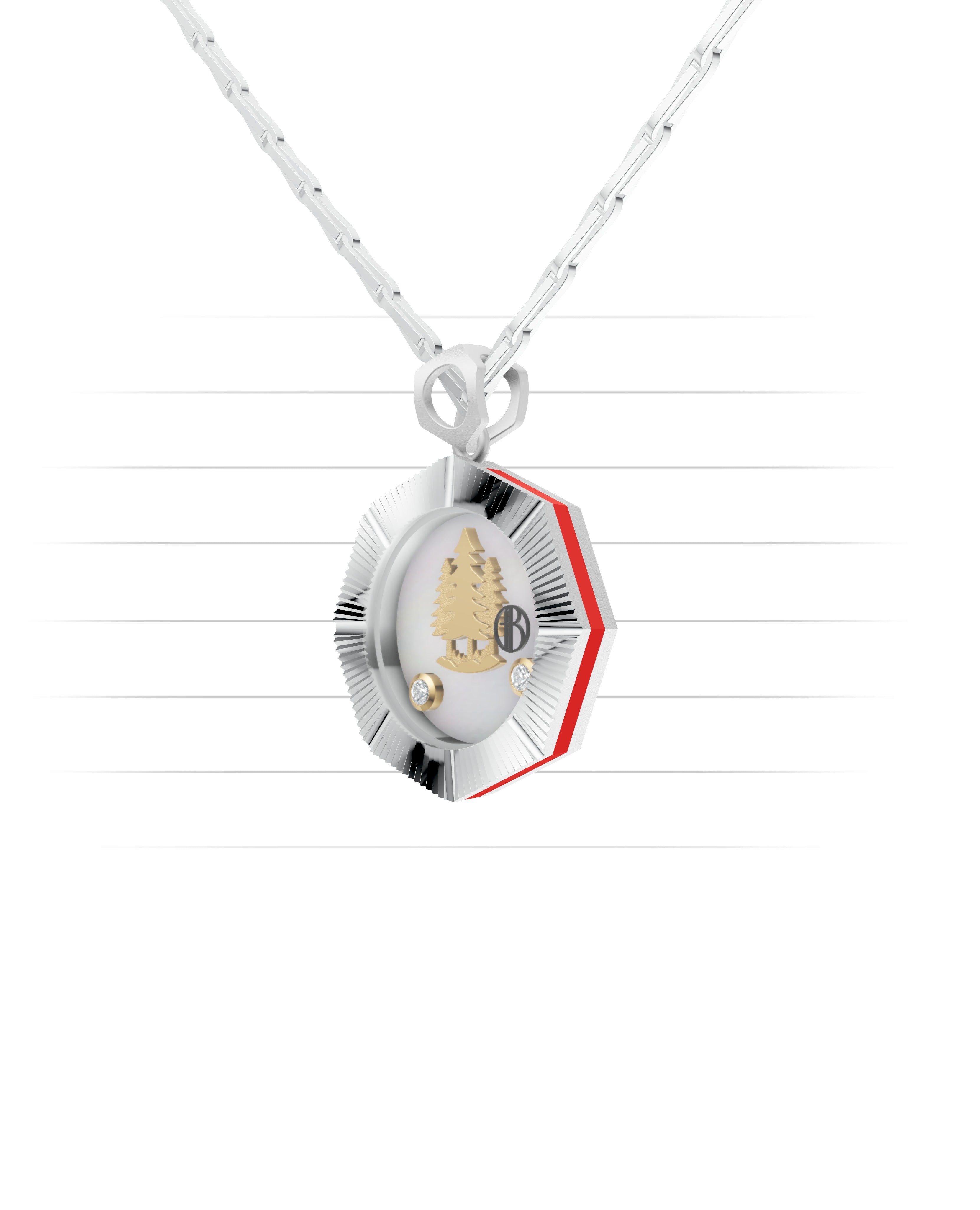 Women's silver pendant