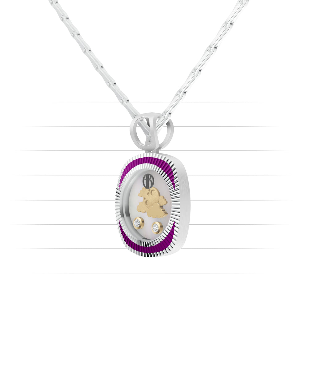 Women's silver pendant