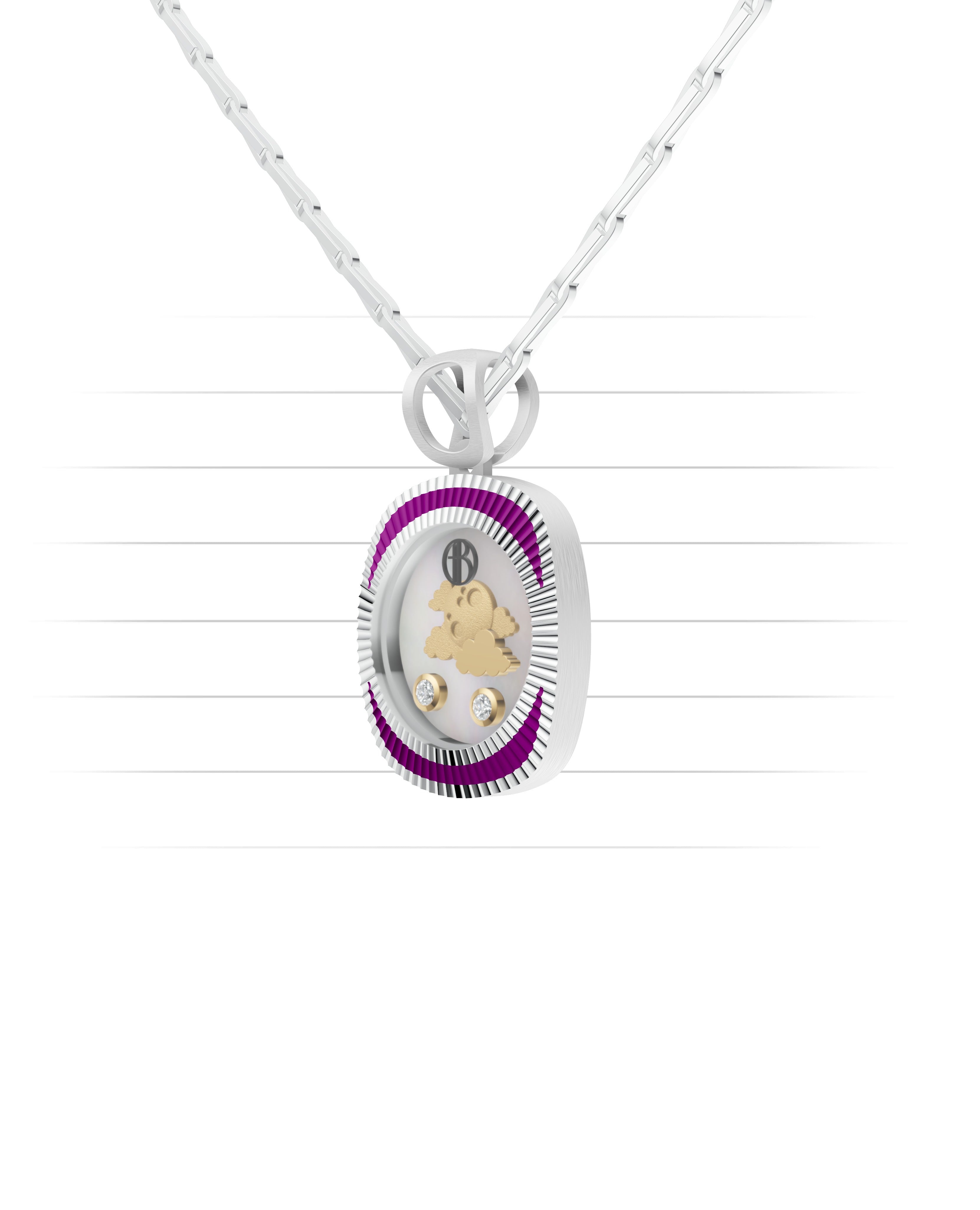 Women's silver pendant