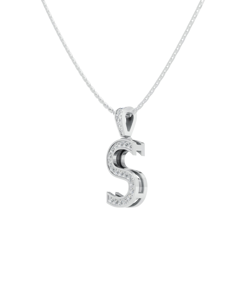 Platinized Sterling Silver