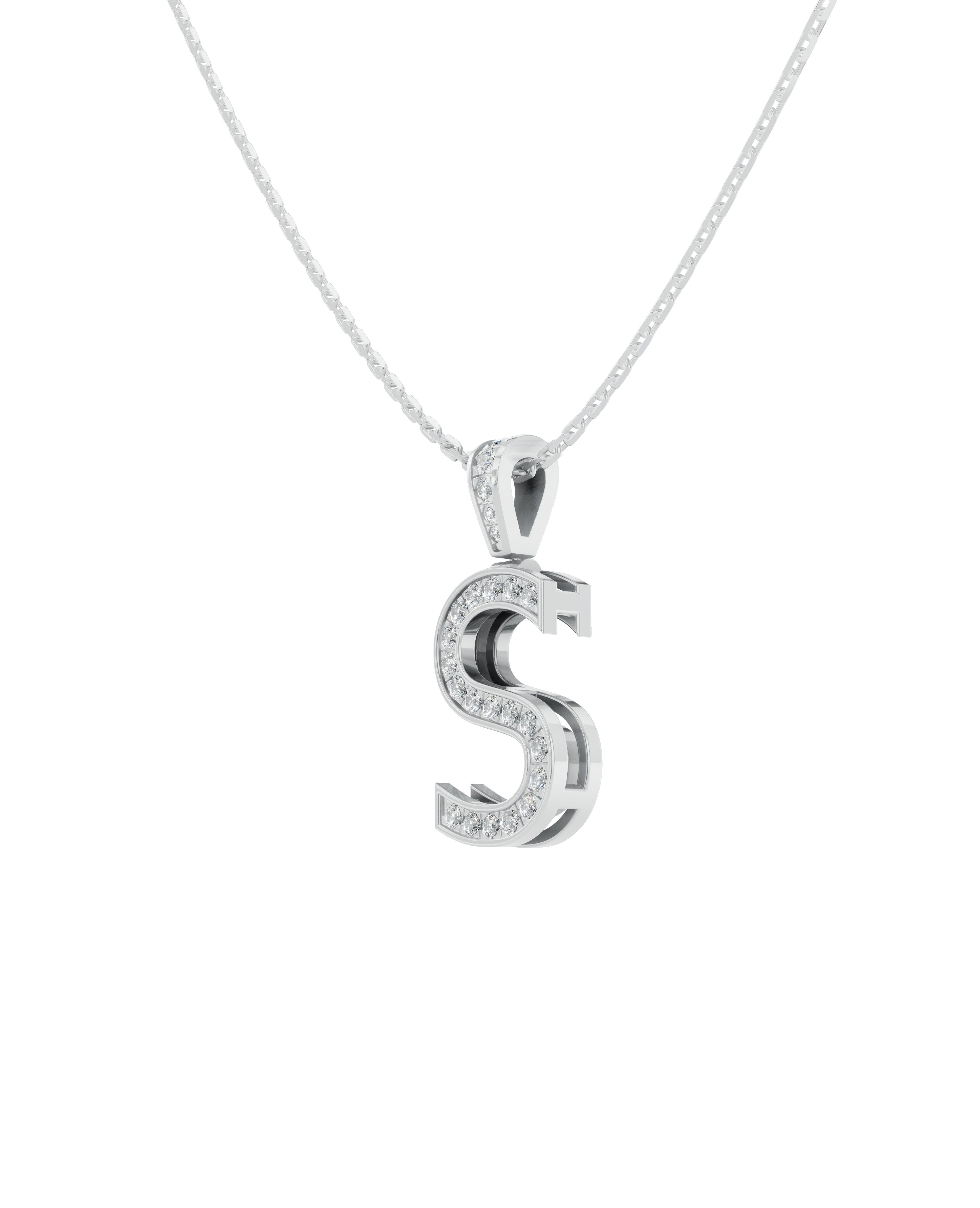 Platinized Sterling Silver