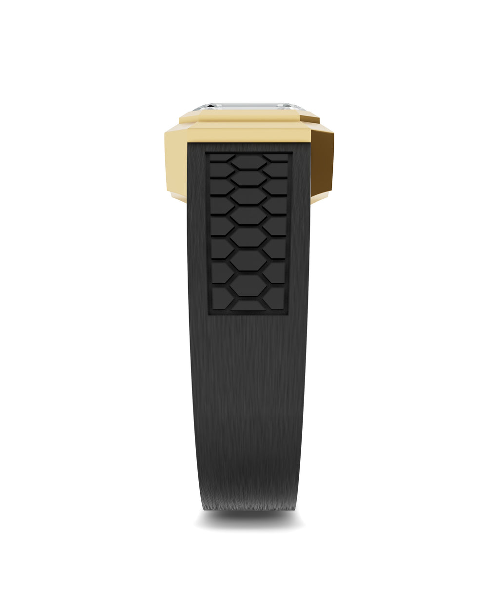 Men's Black Titanium Ring