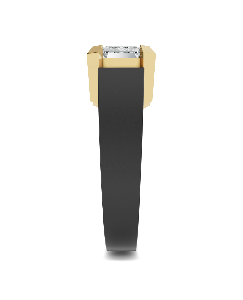 Men's Black Titanium Ring