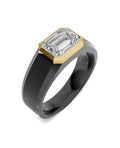 Men's Black Titanium Ring